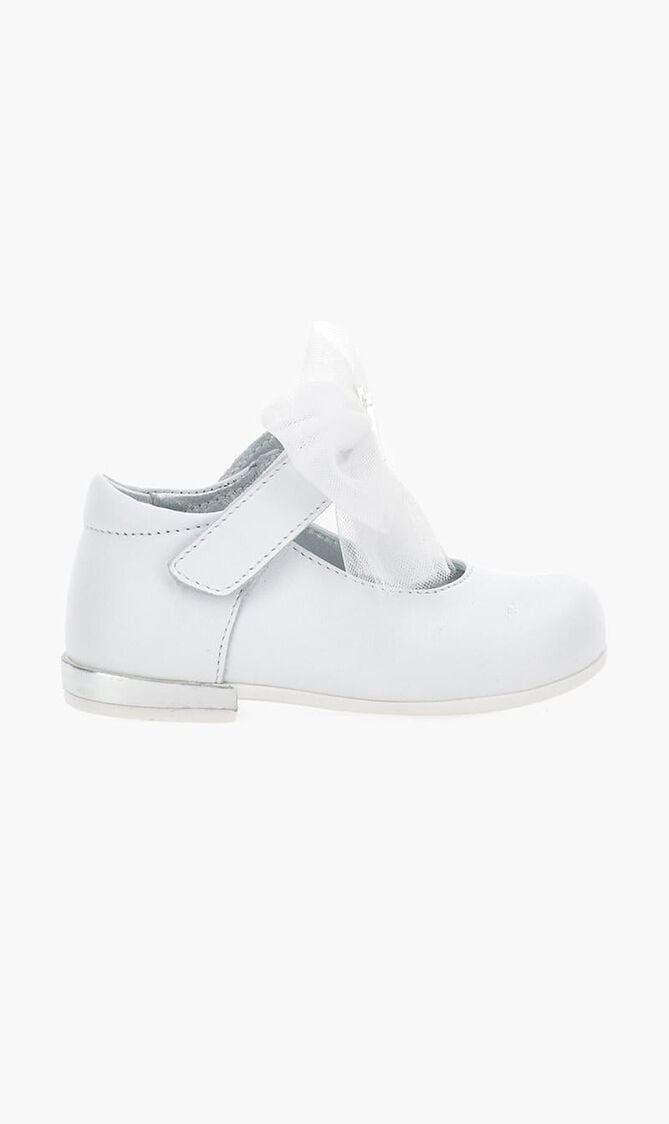 Rhinestone Logo Ballerinas