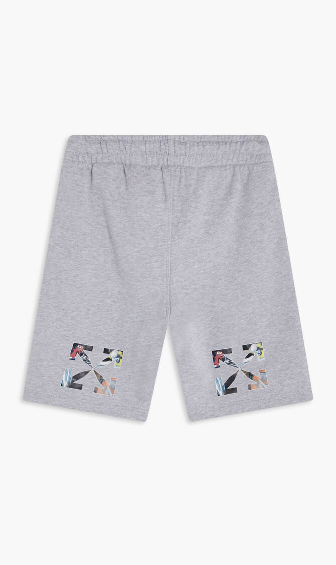 MONSTER ARROW SWEATSHORT MELANGE GREY MU