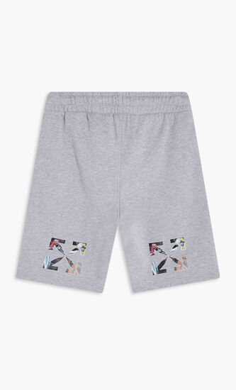 MONSTER ARROW SWEATSHORT MELANGE GREY MU