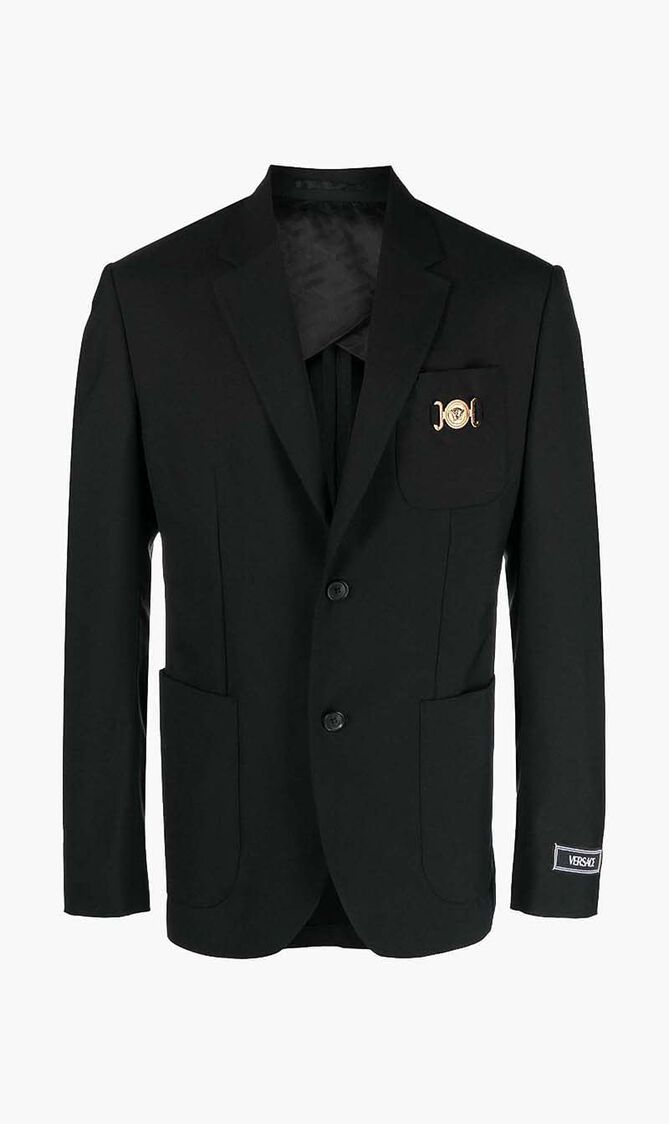 Single Breasted Wool Blend Jacket