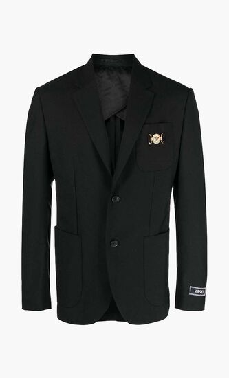 Single Breasted Wool Blend Jacket