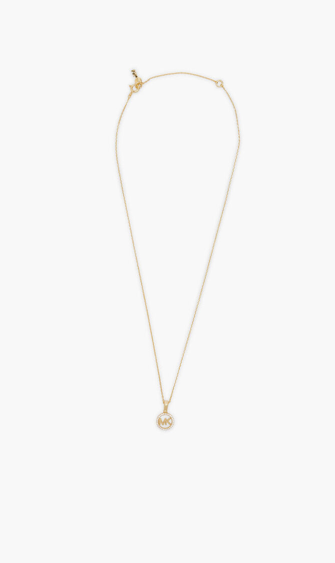 LOGO CHARM NECK