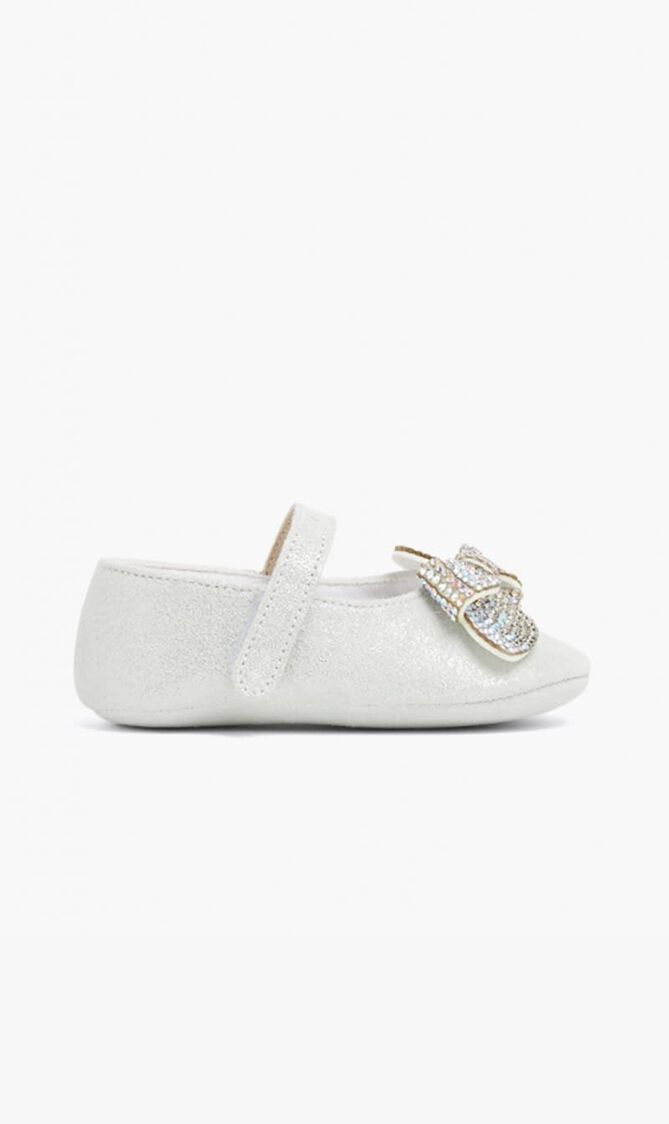 Crystal Bow Ballerinas