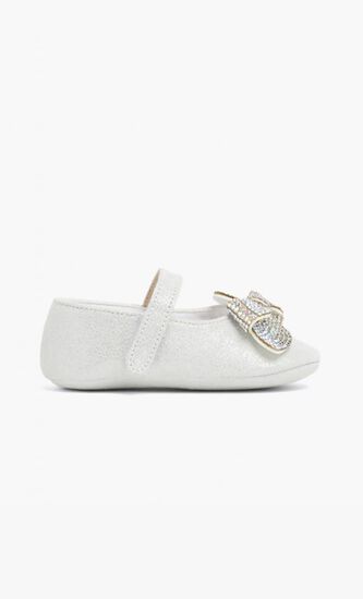 Crystal Bow Ballerinas
