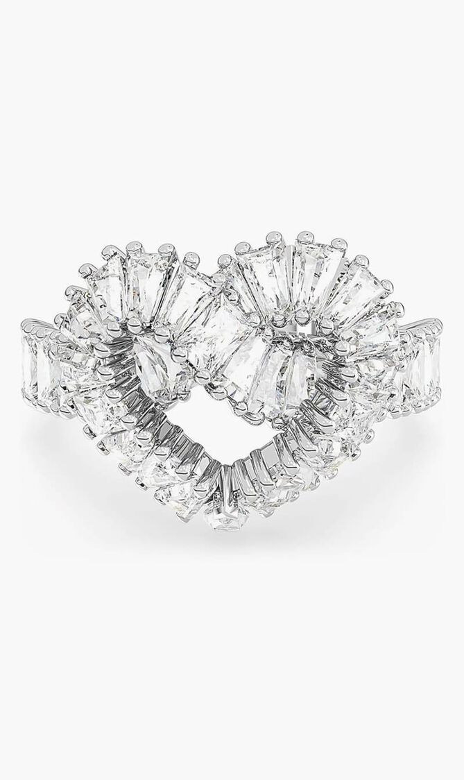 SJC MATRIX RING HRT WOVEN WHI/RHS 55 MM