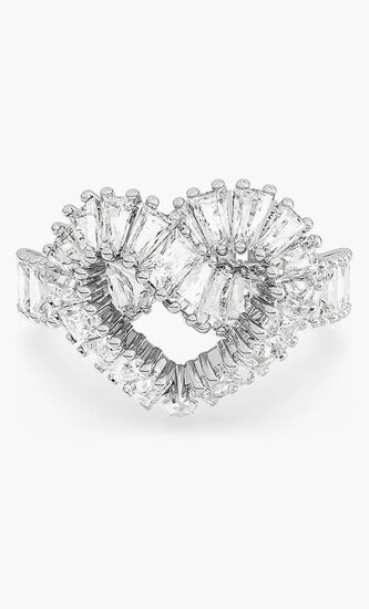 SJC MATRIX RING HRT WOVEN WHI/RHS 55 MM