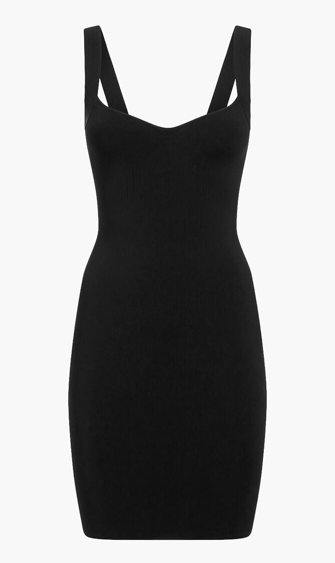 Close-Fitting Sweater Dress