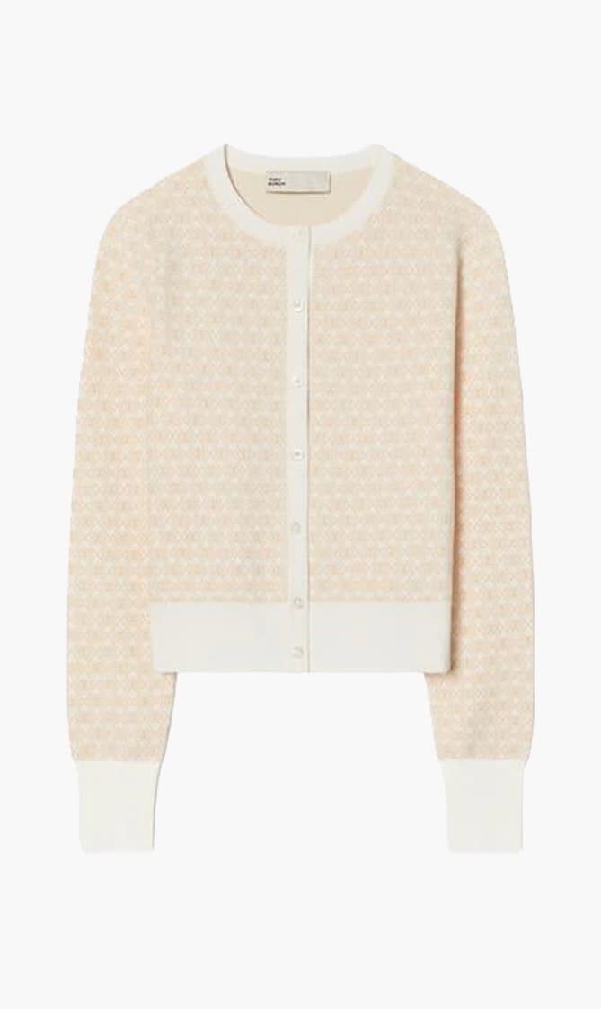 Monogram Viscose Cardigan