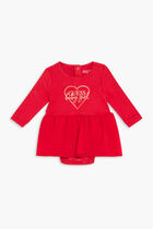 Bodysuit Dress With Organic Interlock