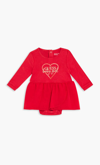 Bodysuit Dress With Organic Interlock