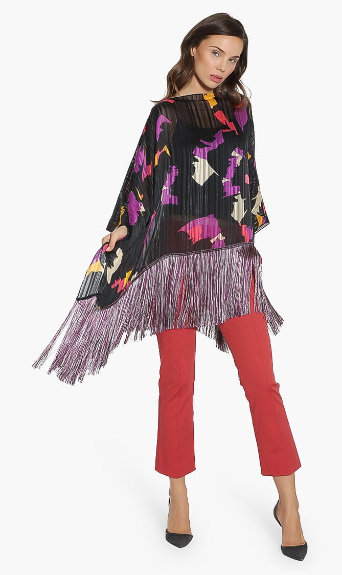 Sapiente Printed Poncho