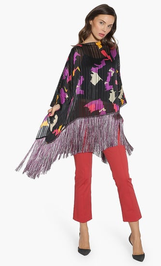 Sapiente Printed Poncho