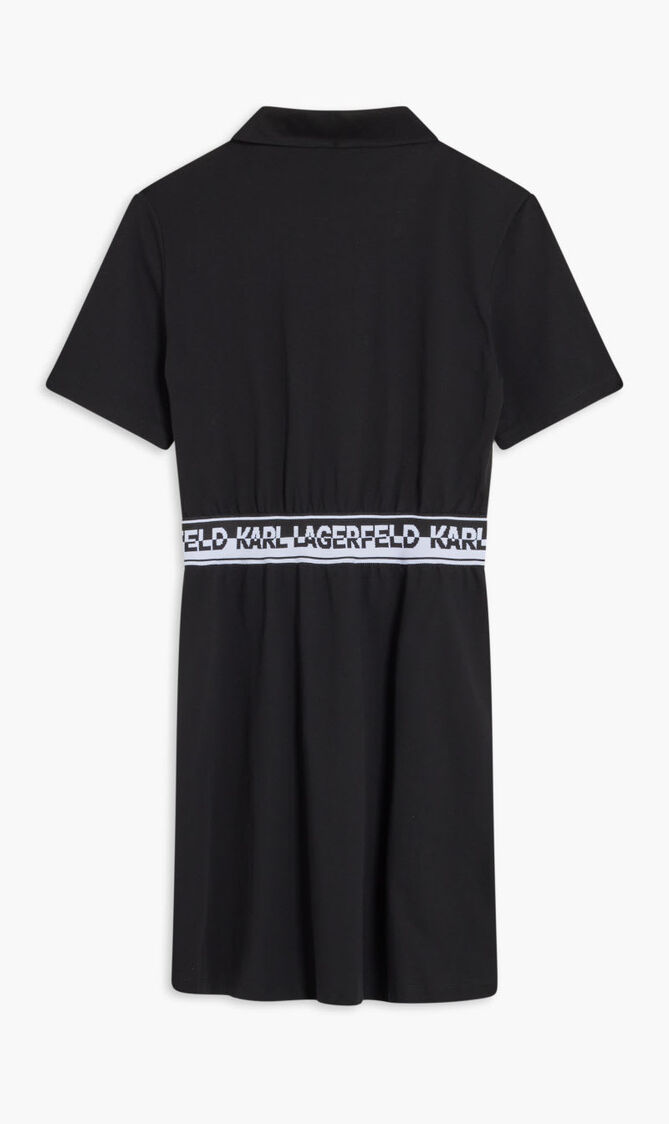 LOGO TAPE SHIRT DRESS