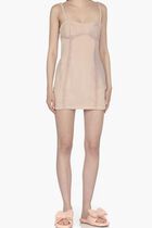 LAUNDRY FLEECE MINI DRESS NUDE NUDE