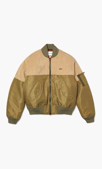 Quilted Zip Bomber Jacket