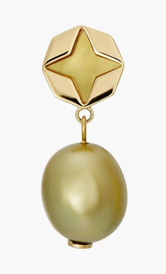 Kira Clover Pearl Drop Earring