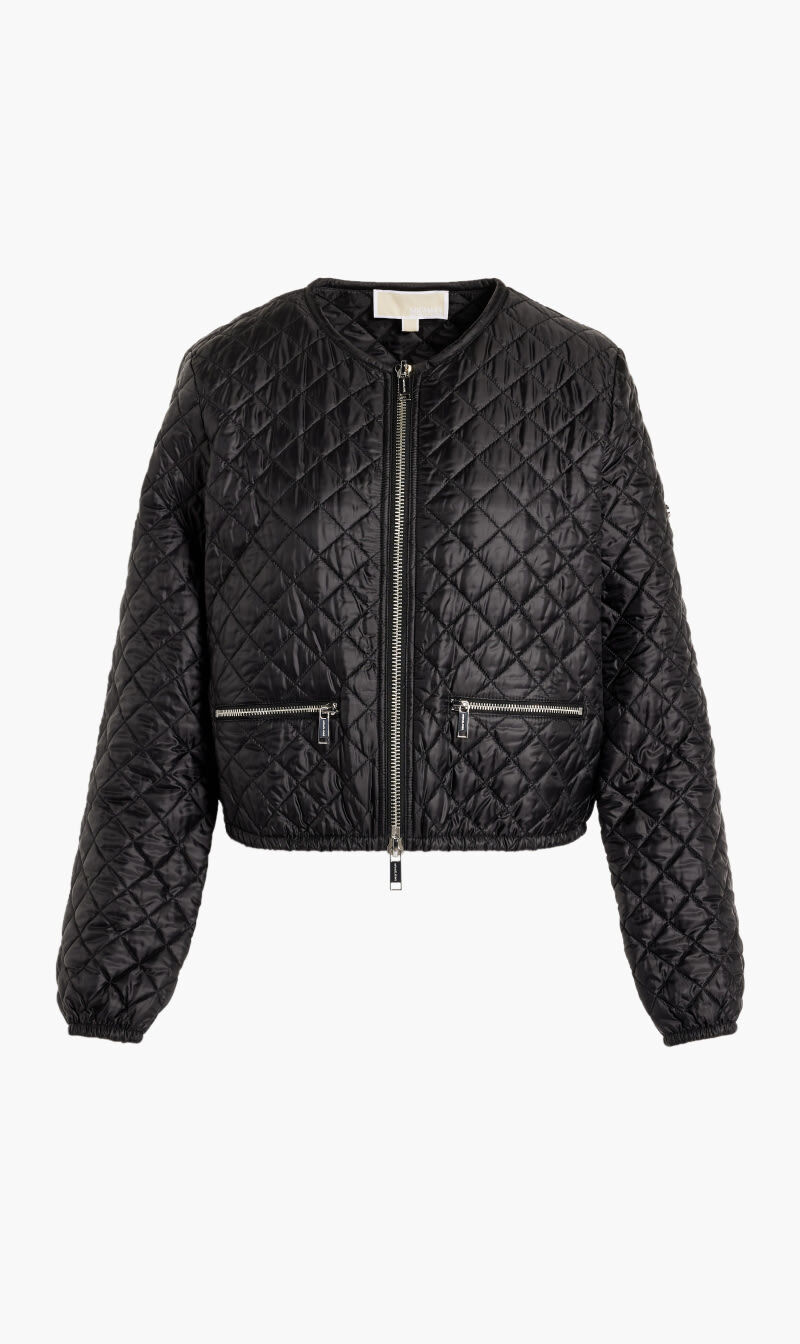 Michael kors quilted leather jacket online