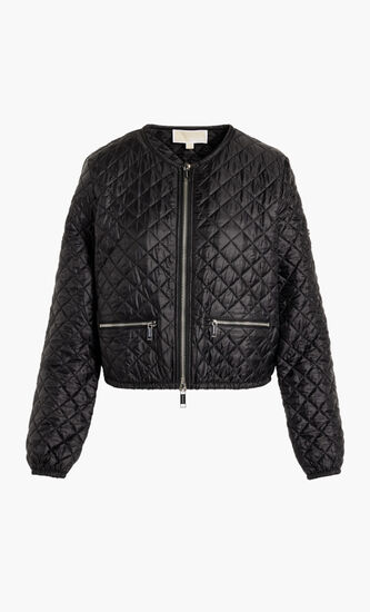 Quilted Satin Cire Jacket