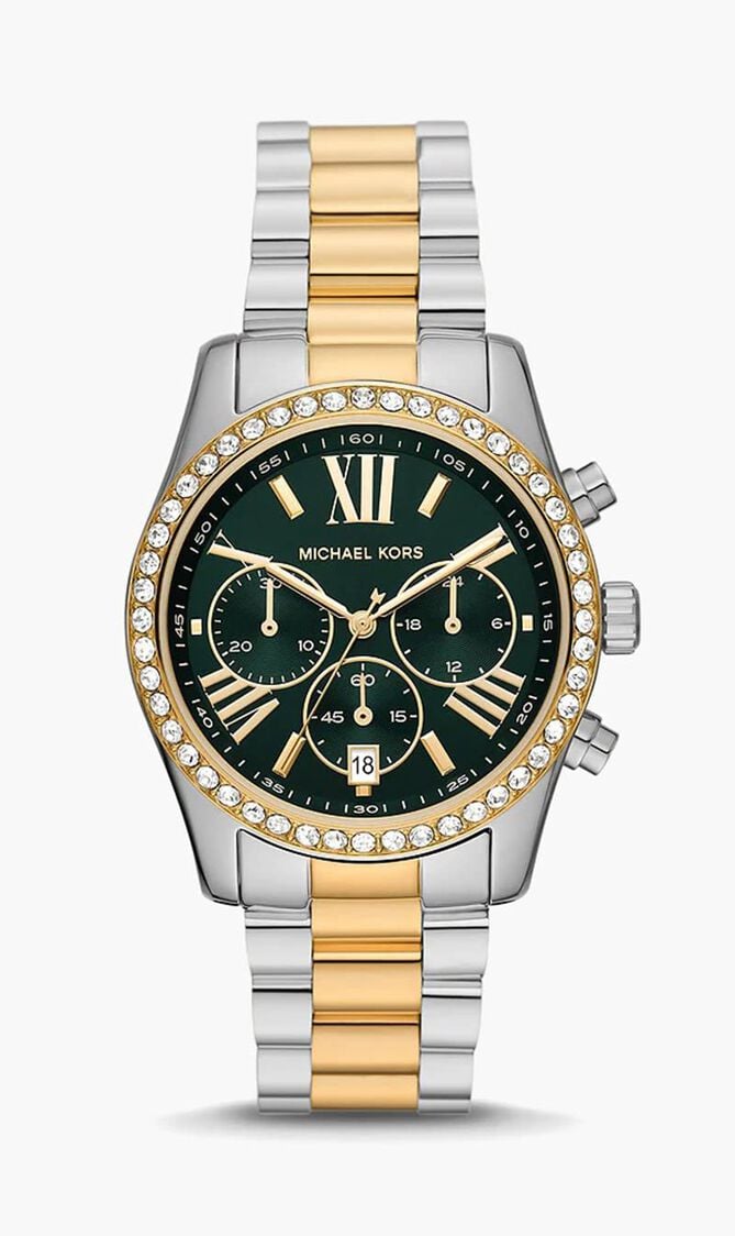 Lexington Chronograph Two Tone Stainless Steel Women's Watch