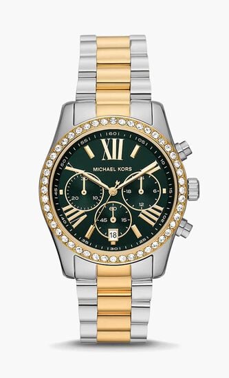 Lexington Chronograph Two Tone Stainless Steel Women's Watch