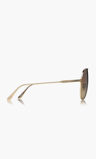 Oval Full Rim Sunglasses