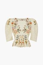 Puff Sleeve Top with Hardware
