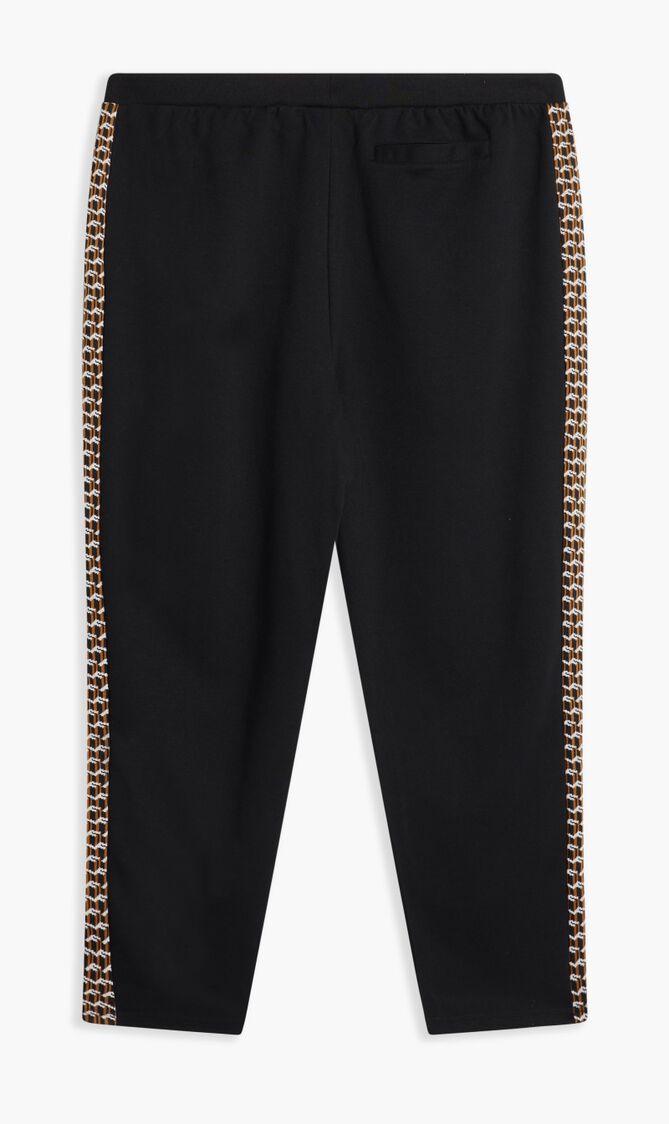 VIGO PANT TRACK PANT WITH GEO PATTERN SIDE PANEL
