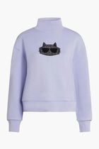 Choupette Patch Turtleneck Sweatshirt