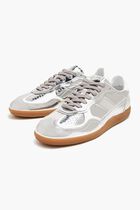 TB.490 RIFE SHIMMER SILVER CREAM LEATHER SNEAKERS