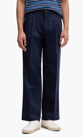Wide Leg Linen Trousers