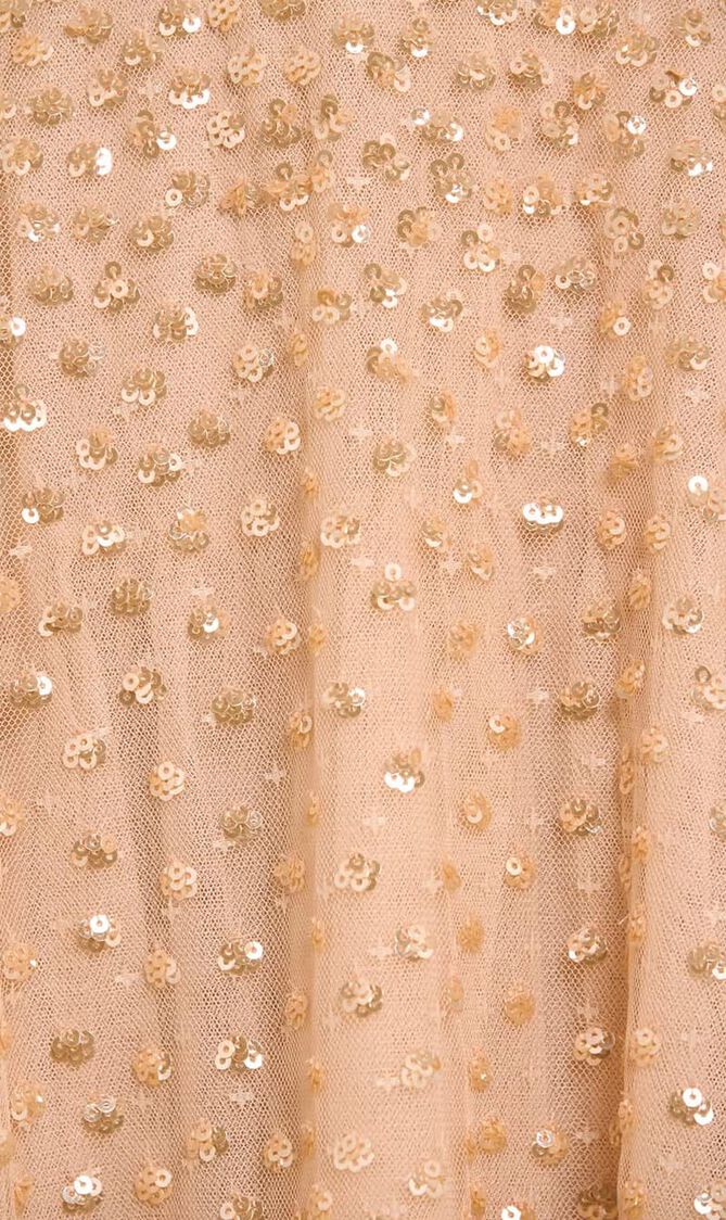 Scatter Dot Round Neck Ankle