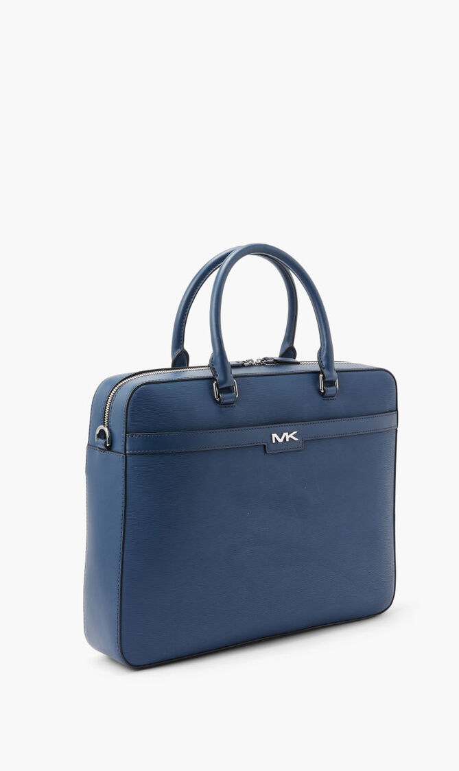 Classic Logo Leather Laptop Bag Classic Logo Leather Laptop Bag