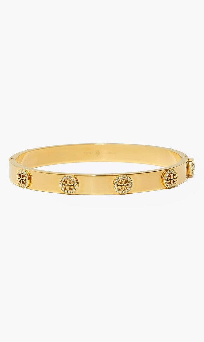 MILLER STUD PAVE HINGE BRACELET