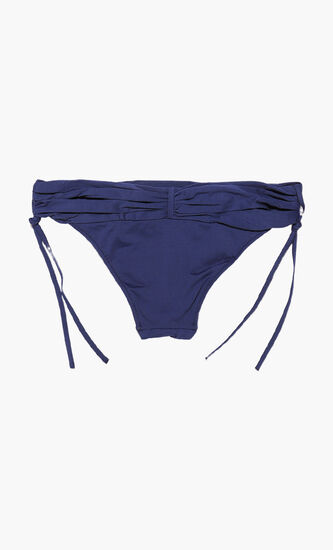 Mid-Rise Draped Bikini Briefs