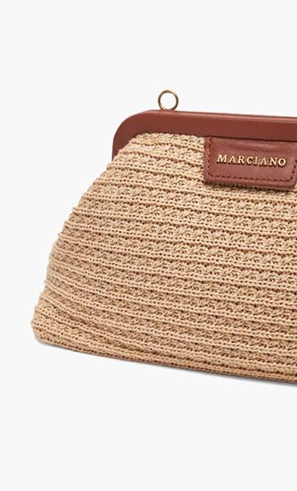 RAFFIA POUCH