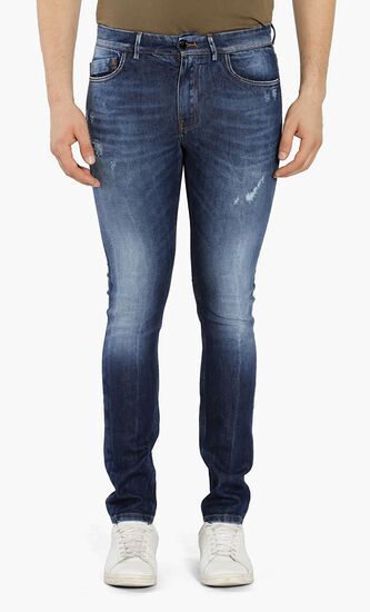 Cotton 5-Pocket Jeans