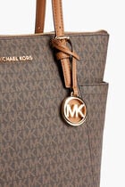 Jet Set Logo Zip Tote Bag Jet Set Logo Zip Tote Bag