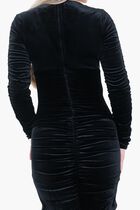 Velour Bodycon Dress