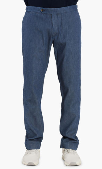 Button Fly Corduroy Tailored Jeans