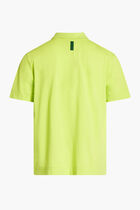 SHORT SLEEVED RIBBED COLLAR SHIRT