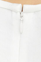 Satin-Trimmed Crepe T-Shirt