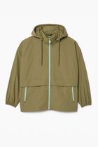 Water-Repellent Removable Hood Windbreaker