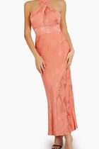 Satin Long Dress
