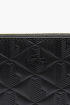 Maheki Zipped Embossed Leather Billfold