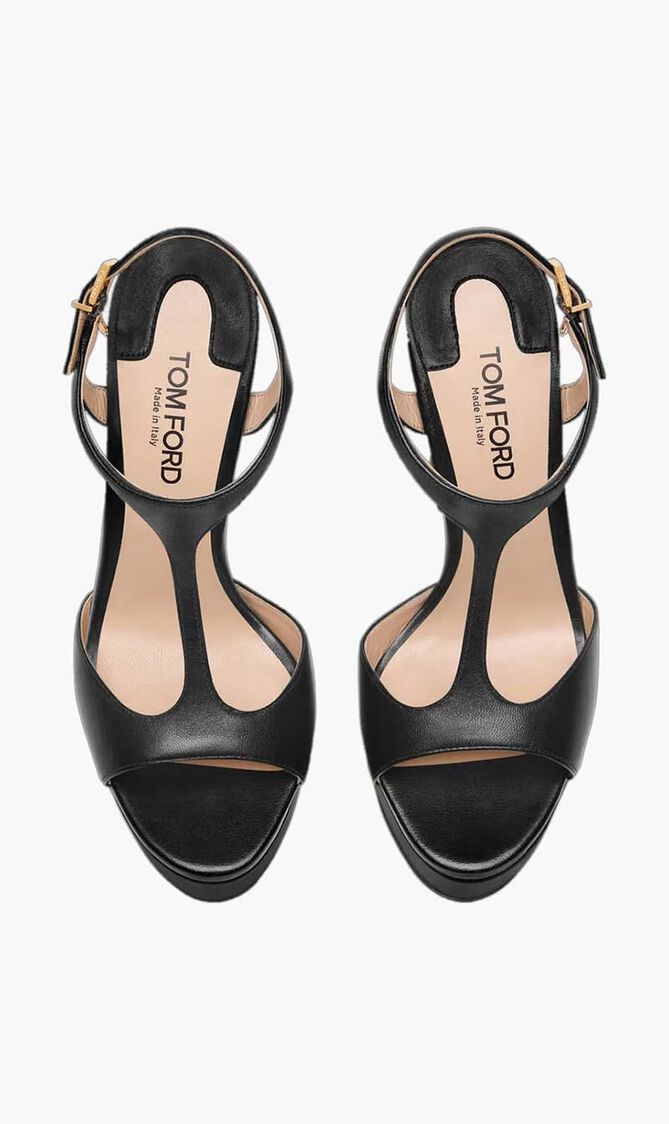 Angelina Platform Leather Sandals