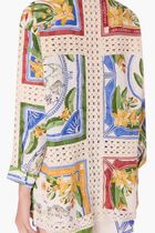 Tropical Destination Crochet Shirt