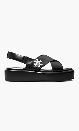 T Lock Platform Sandals