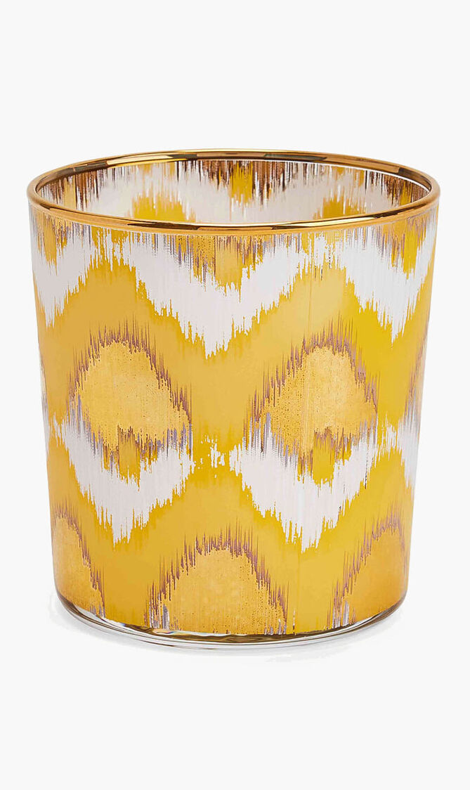 Ikat Tumbler Glass
