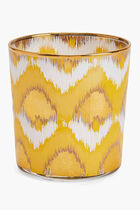 Ikat Tumbler Glass