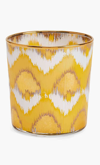Ikat Tumbler Glass